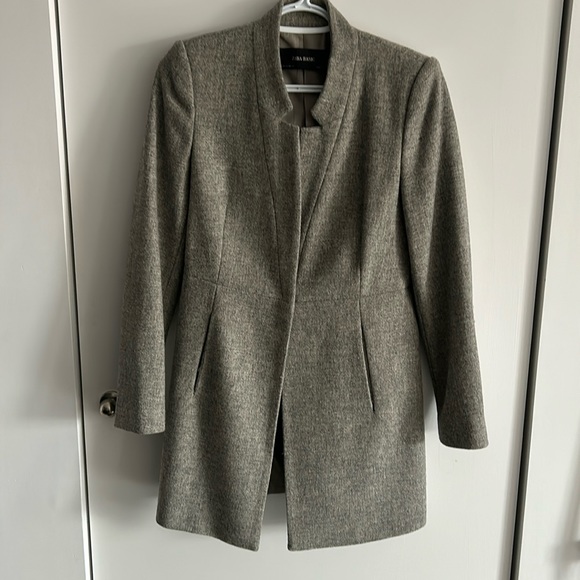 Zara grey wool coat - Picture 1 of 3